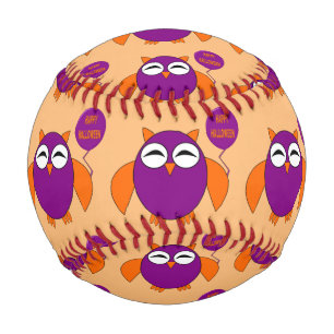 Balle De Baseball Joyeux Halloween Party Owl Baseball