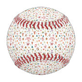 Balle De Baseball Joyeux Motif de Noël (Dos)