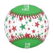 Balle De Baseball Joyeux Noël (Devant)