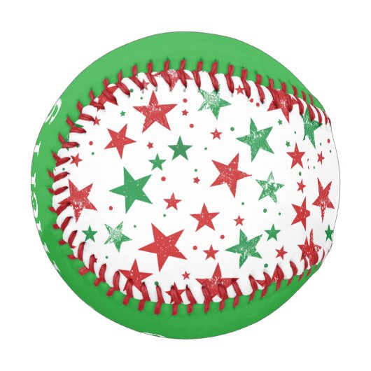 Balle De Baseball Joyeux Noël (Devant Gauche)