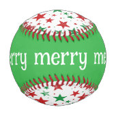 Balle De Baseball Joyeux Noël (Dos)