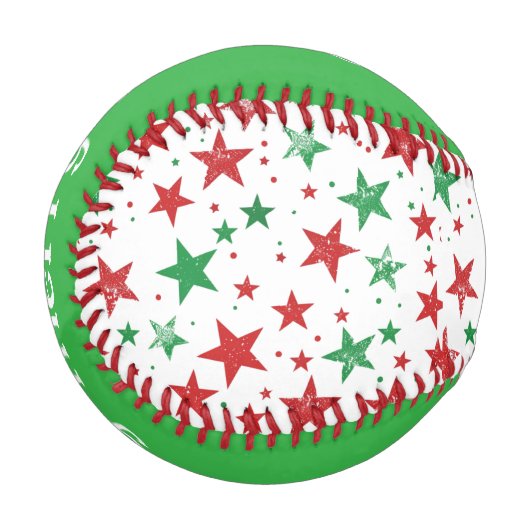 Balle De Baseball Joyeux Noël (Devant Gauche)