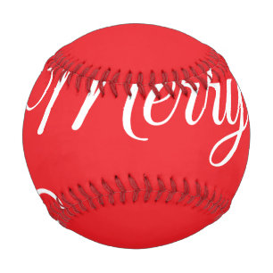 Balle De Baseball Joyeux Noël ajoutez nom texte cadeau personnalisé