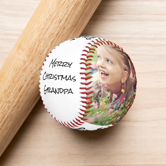 Balle De Baseball Joyeux Noël Grand-père Photo
