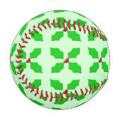 Balle De Baseball Joyeux Noël Holly Baseball (Devant Gauche)