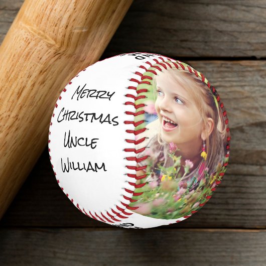 Balle De Baseball Joyeux Noël Oncle Photo