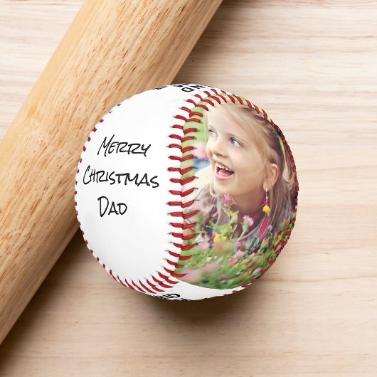 Balle De Baseball Joyeux Noël papa photo