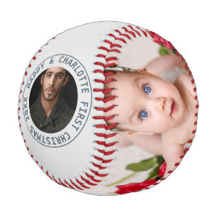 Balle De Baseball Joyeux Noël Personnalisé L'Une D'Une Type Photo