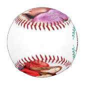 Balle De Baseball Joyeux Noël Photo Baseball (Dos)