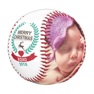 Balle De Baseball Joyeux Noël Photo Baseball