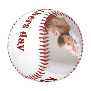 Balle De Baseball Joyeux premier anniversaire de papa photo personna