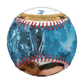 Balle De Baseball Joyeux trophée du Père Baseball (Dos)