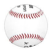 Balle De Baseball Jr Groomsmen Proposition Cadeau De Baseball (Dos)