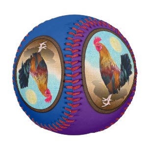 Balle De Baseball Key West - Rooster tzigane Vintage ovale