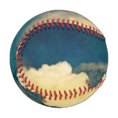 Balle De Baseball La Lune Et Le Paysage Nuageux (Devant Gauche)
