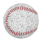 Balle De Baseball langage Design Onze (Devant Gauche)