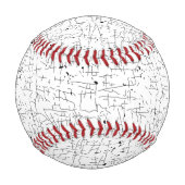 Balle De Baseball Langue Design Cinq (Dos)