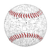 Balle De Baseball Langue Design Cinq (Devant)