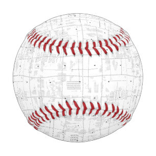 Balle De Baseball Langue Design Trente-quatre
