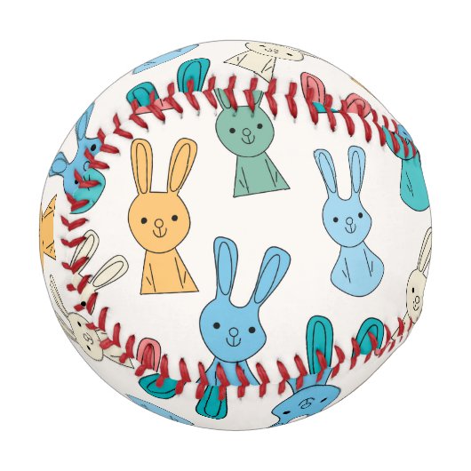 Balle De Baseball Lapin de Pâques (Dos Droite)