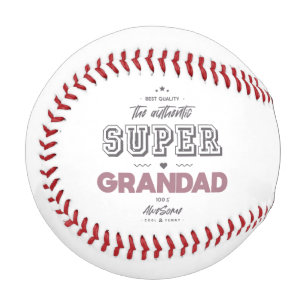 Balle De Baseball L'authentique super grand-père