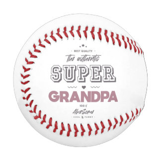 Balle De Baseball L'authentique super-grand-père