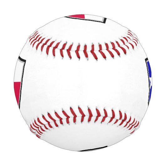 Balle De Baseball Le baseball du bouclier du Texas (Devant)