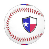 Balle De Baseball Le baseball du bouclier du Texas (Devant Gauche)