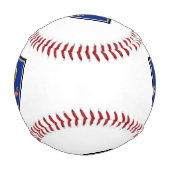 Balle De Baseball Le baseball du drapeau de l'Idaho (Dos)