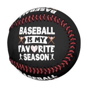 Balle De Baseball Le Baseball Est Ma Saison Préférée, Le Baseball Dr
