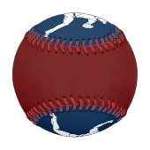 Balle De Baseball Le Bonheur Est Le Baseball (Dos)