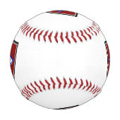 Balle De Baseball Le drapeau de l'Arkansas (Dos)