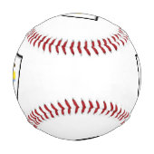 Balle De Baseball Le drapeau de l'Illinois (Dos)