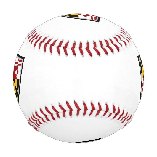 Balle De Baseball Le drapeau du Maryland (Dos)