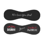 Balle De Baseball Le meilleur papa nous aimons papa avec le nom (Panneaux)