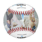 Balle De Baseball Le plus grand papa du monde 4 Photo (Devant)