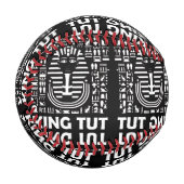 Balle De Baseball Le roi tut pharaon égyptien Hiéroglyphe Alphabet (Devant Gauche)