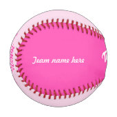 Balle De Baseball Le travail d'équipe fait le travail de rêve filles (Devant Gauche)