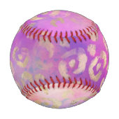 Balle De Baseball Leopard Paint Series Design 11 (Dos)