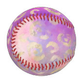 Balle De Baseball Leopard Paint Series Design 11 (Devant Gauche)