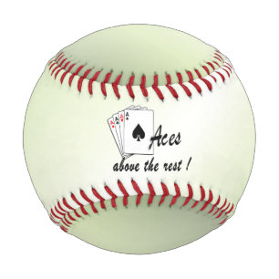 Balle De Baseball Les accès au-dessus du reste vert