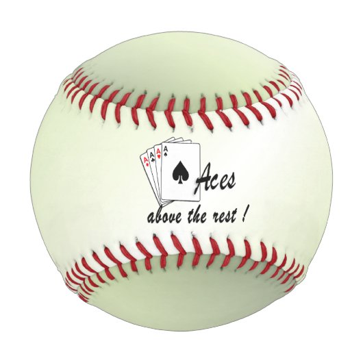 Balle De Baseball Les accès au-dessus du reste vert (Devant)
