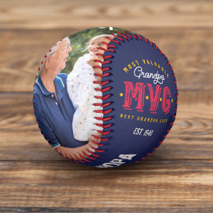 Balle De Baseball Les plus précieux Grand-pa MVG personnalisé 2 Mono