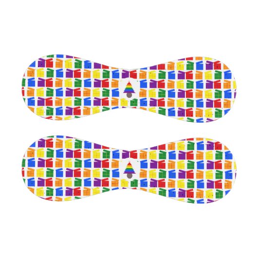 Balle De Baseball Lesbiennes Arbre de Noël arc-en-ciel et présents (Panneaux)