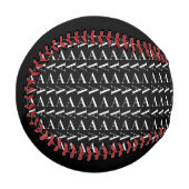 Balle De Baseball Lettre initiale A monogramme (Devant Gauche)