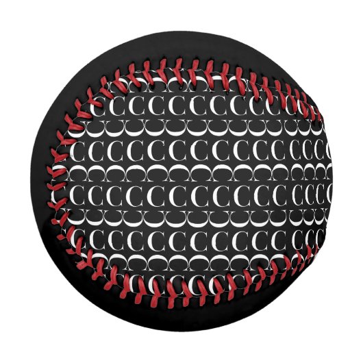 Balle De Baseball Lettre initiale C (Devant Gauche)