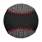 Balle De Baseball Lettre initiale D monogramme (Dos)