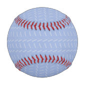 Balle De Baseball LETTRE INITIALE MONOGRAPHIQUE A Bleu (Dos)