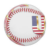 Balle De Baseball Lettres usa de baseball (Devant Gauche)