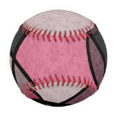Balle De Baseball Lever rose, abstrait (Devant)